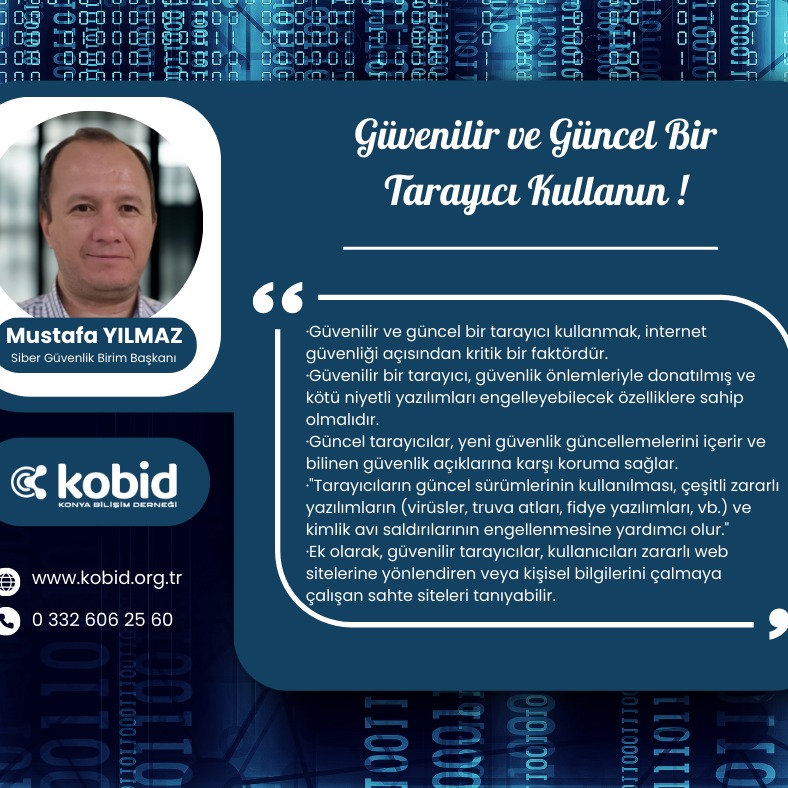 Güvenilir ve Güncel Bir Tarayıcı Kullanın